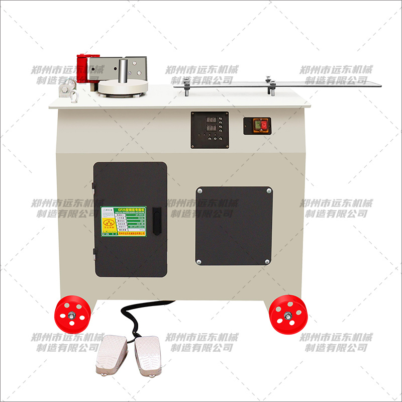 GF25型带尺杆数控钢筋弯箍机(图1) GF25型带尺杆数控钢筋弯箍机(图1)