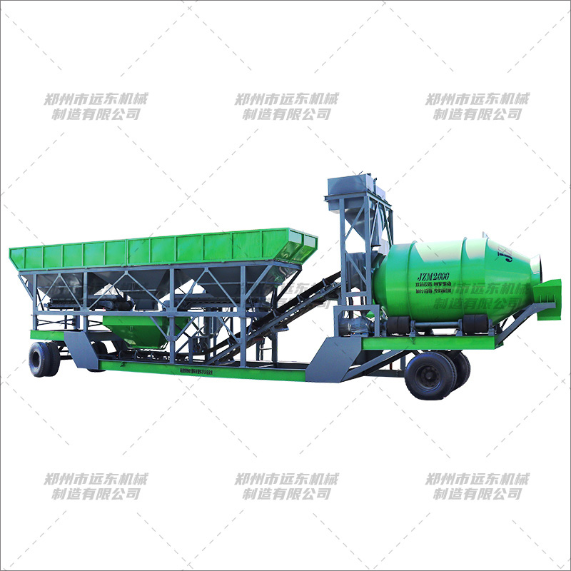 移动滚筒搅拌站(图3) 移动滚筒搅拌站(图3)